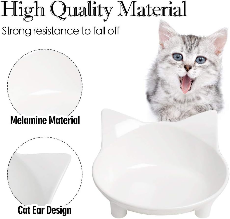 Cat Bowls Non Slip Shallow