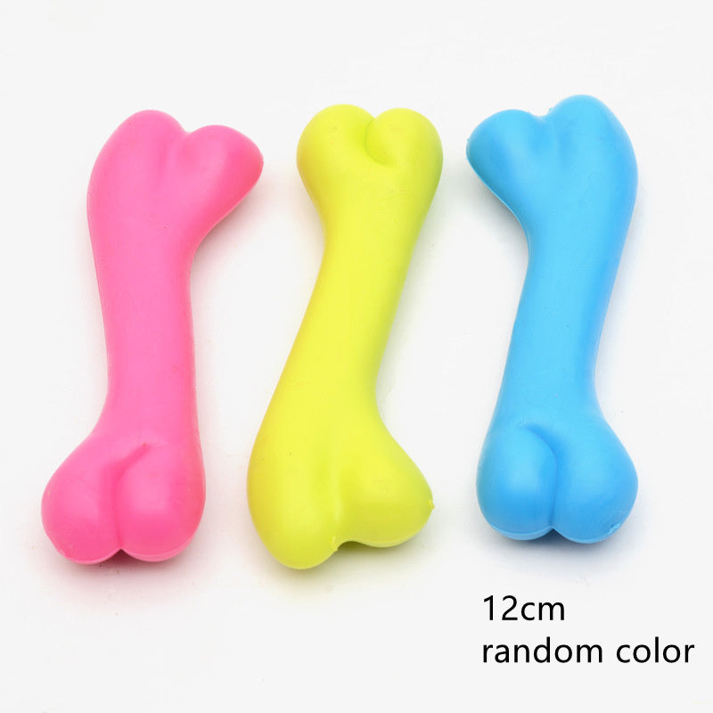 Pet Rubber Bite Resistant Bone Toy