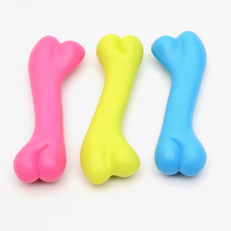 Pet Rubber Bite Resistant Bone Toy