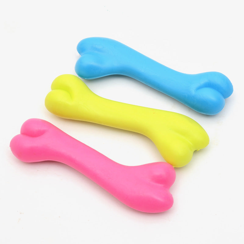 Pet Rubber Bite Resistant Bone Toy