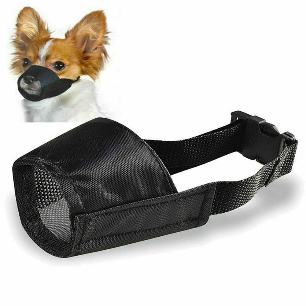 Adjustable Soft Breathable Tribal Nylon Barking Mozzle