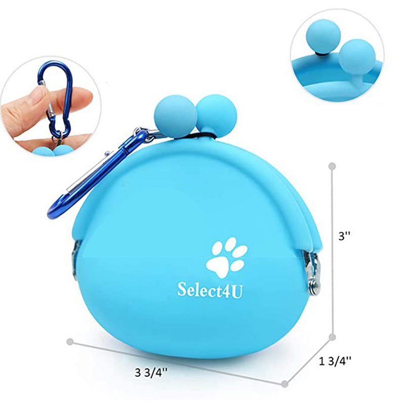 Silicone Pet Dog Train Food Snacks Pockets