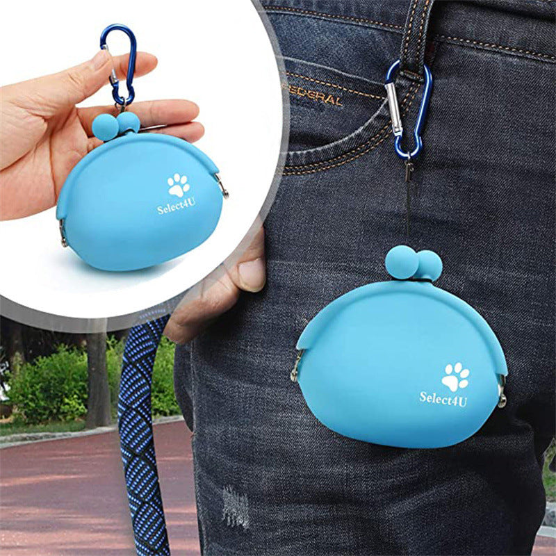 Silicone Pet Dog Train Food Snacks Pockets