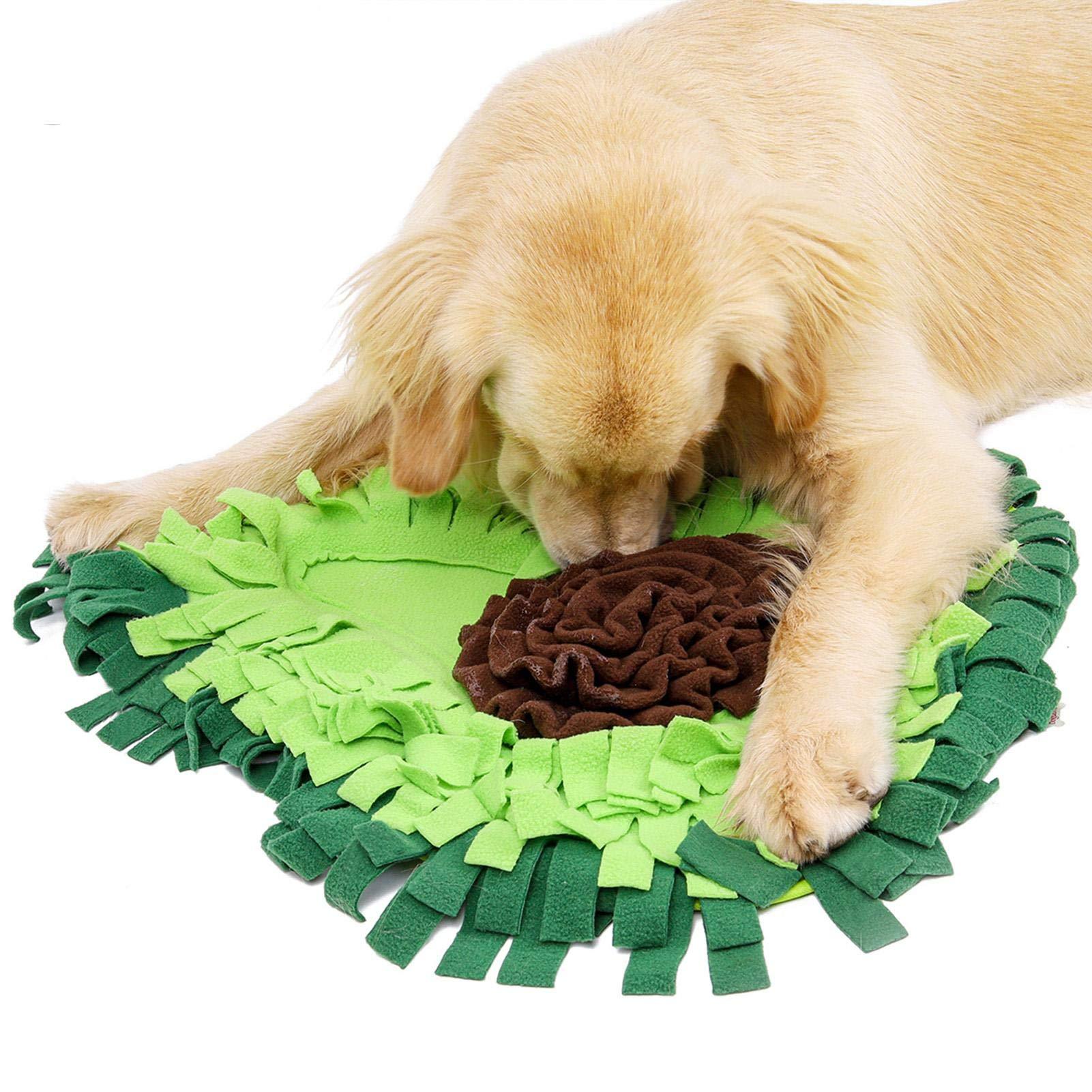 Dog Sniffing Mat Dog Puzzle Toy Pet Snack Feeding Mat Boring Interactive Game Training Blanket Snuffle Feeding Training Mat