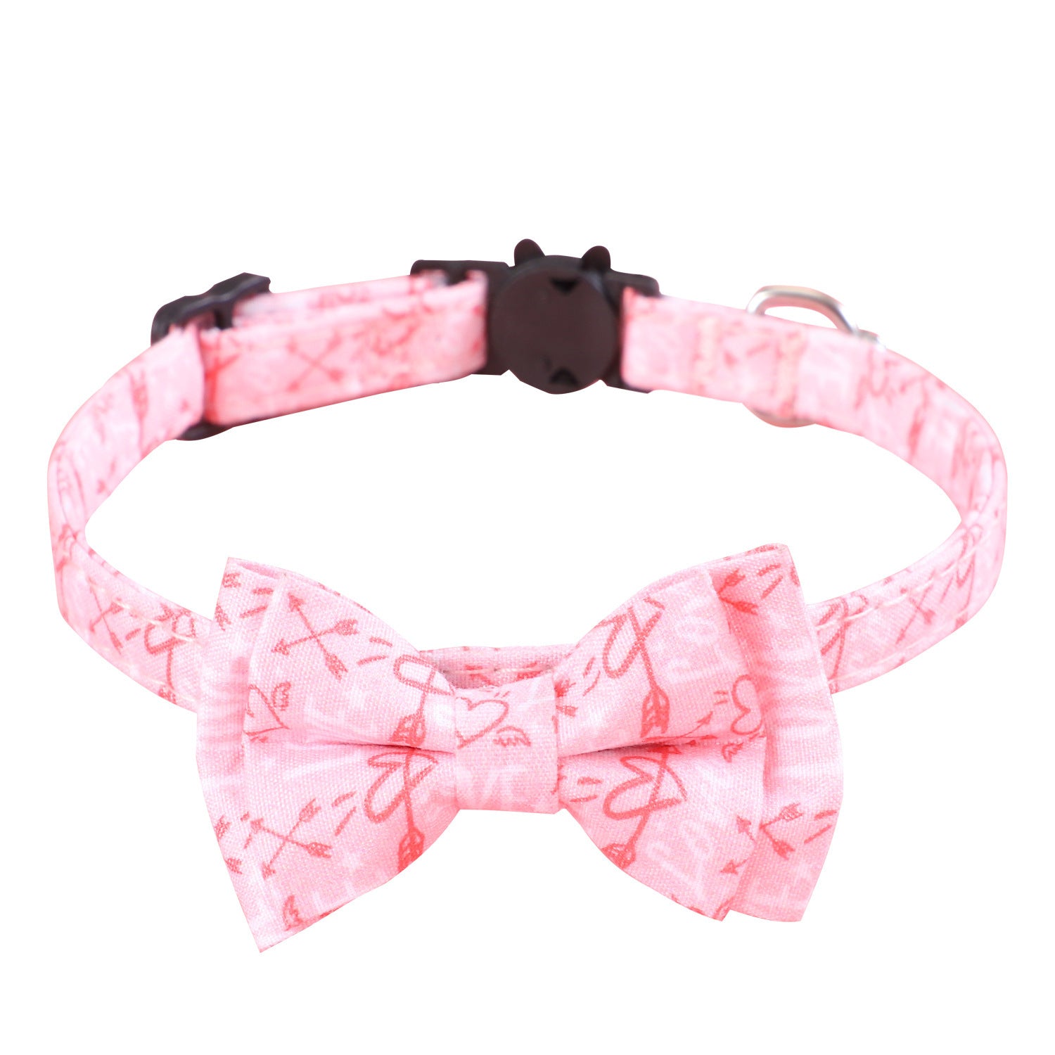 Valentines Day Cat Dog Leash Bow Tie