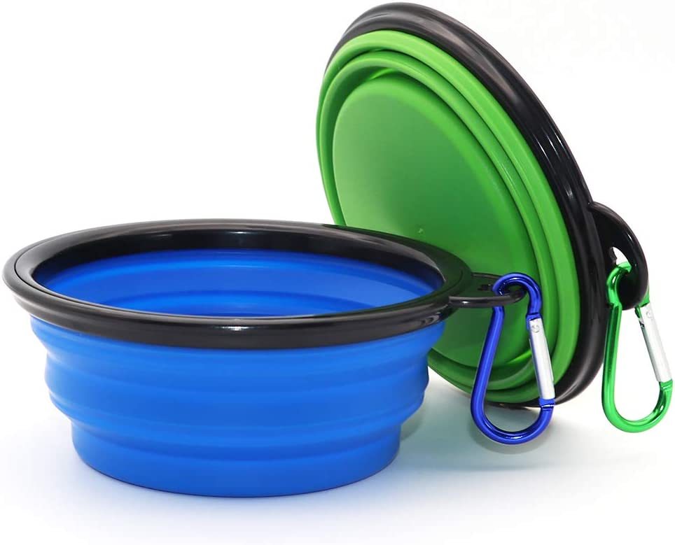 Dog Silicone Folding Bowls Food Container