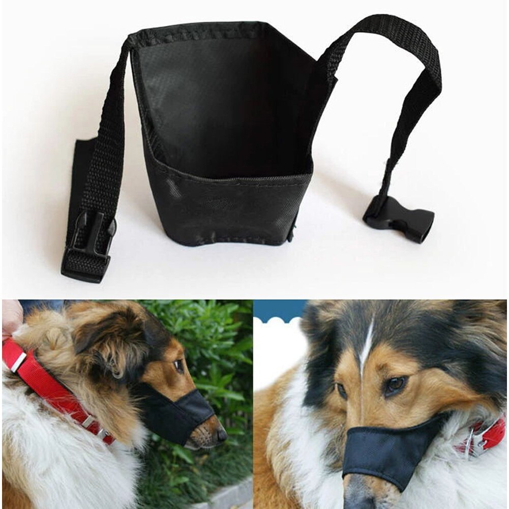 Adjustable Soft Breathable Tribal Nylon Barking Mozzle