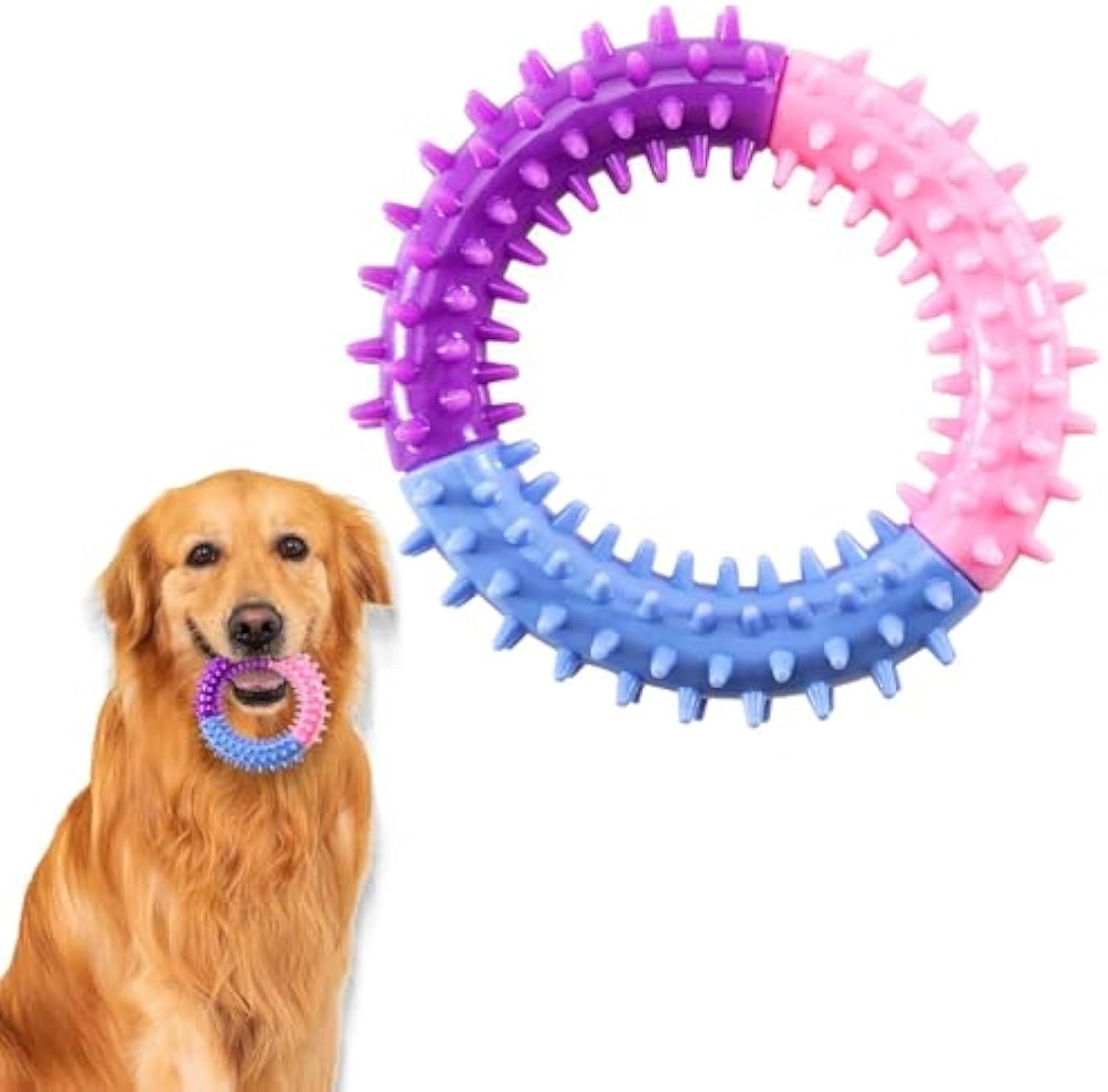 Dog Chew Ring Teething Rubber Toy