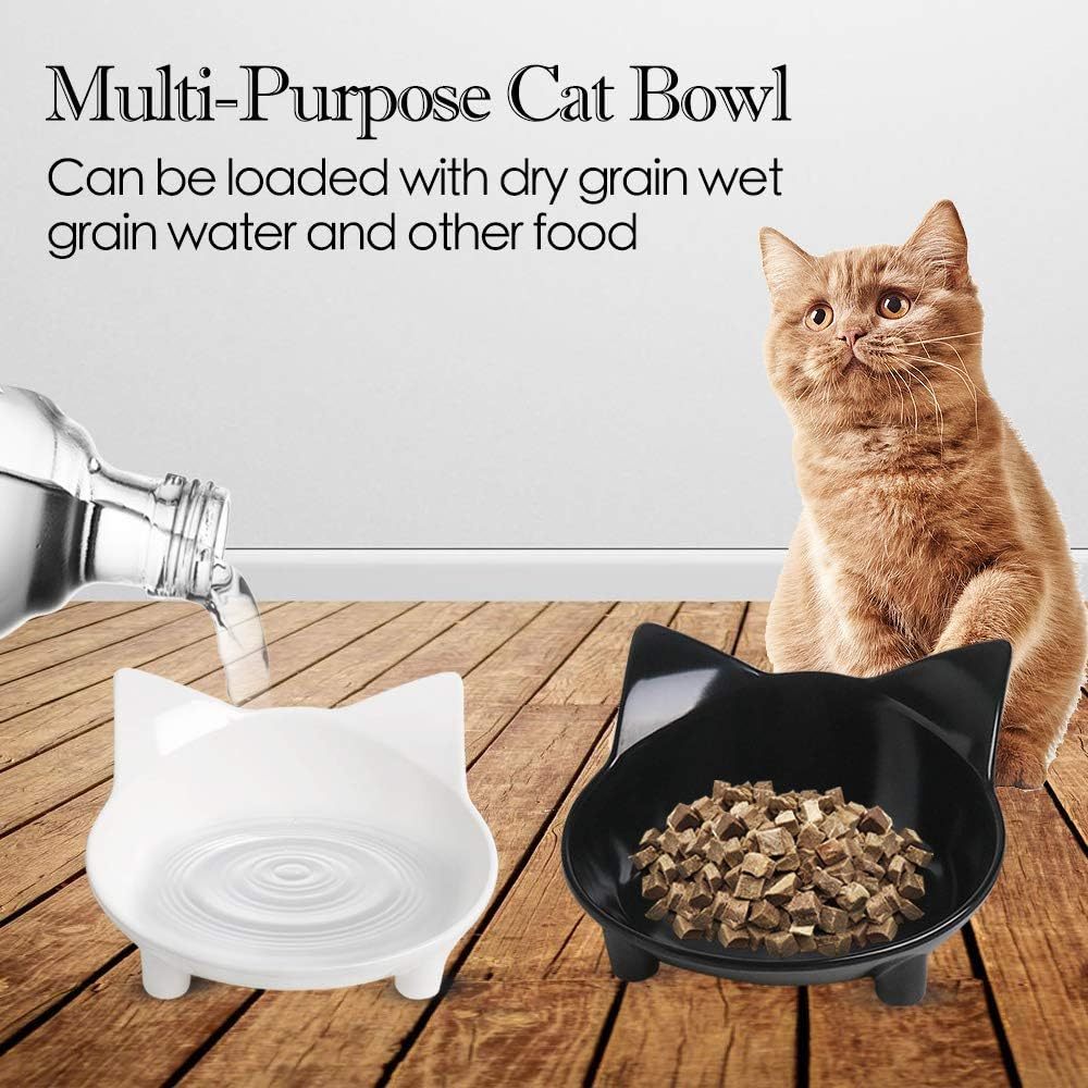 Cat Bowls Non Slip Shallow