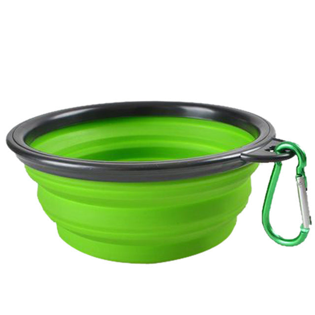 Dog Silicone Folding Bowls Food Container